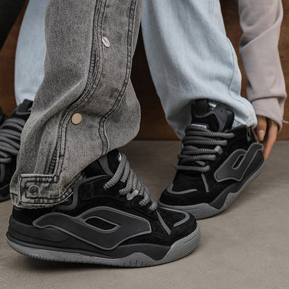 Niche Men Couple Heightened Sneakers | Thick Chunky Shoes Unisex