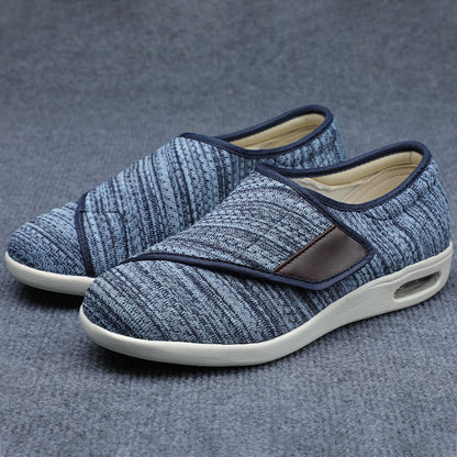 Womens Comfortable Summer Shoes | Fertilizer And Widening Leisure Elderly Slip on Shoes
