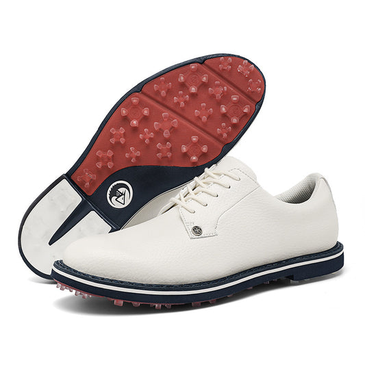 Men's Plus Size Golf Training Leather Sneakers - LAKD London