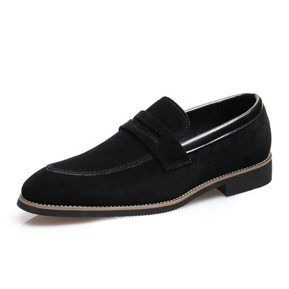 Mens British Casual Suede Leather Loafers | Viscose Rubbel Sole