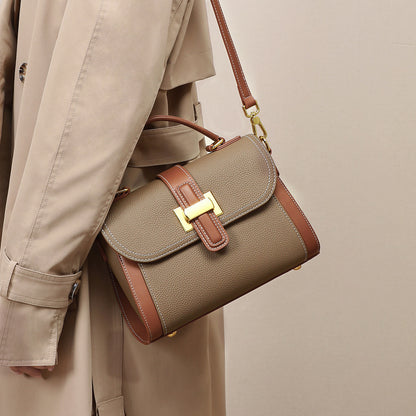 Womens Light Luxury One-shoulder Versatile Advanced Textured Handbag