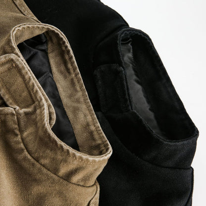 Womens American Retro Simple Loose Padded Shoulder Jacket