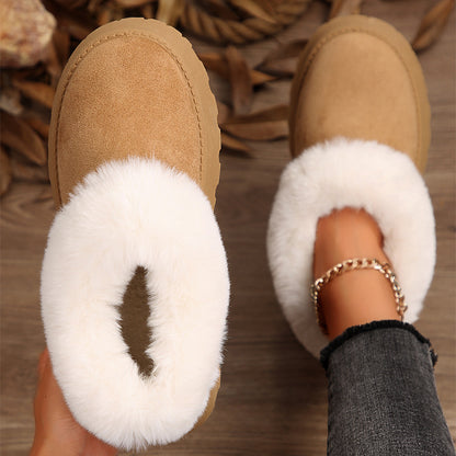 Women's Winter Indoor And Outdoor Home Cotton Plush Boots