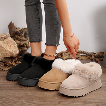 Women's Winter Indoor And Outdoor Home Cotton Plush Boots