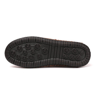 Men's Casual Loafers | Lightweight Non-slip Leather Shoes