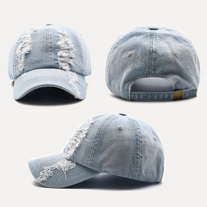 Men's Washed And Worn Cowboy Baseball Caps by LAKD London