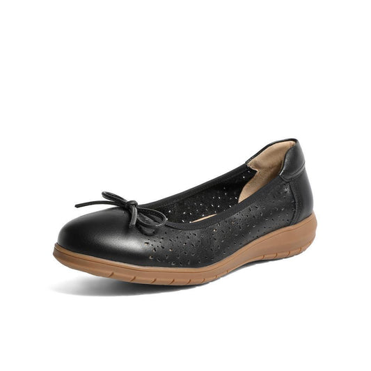 Womens Soft Bottom Breathable Pumps | Cowhide Leather Shoes