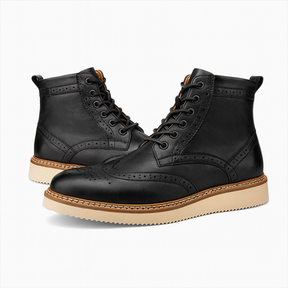 Mens Martin Boots | Men's British Style Cowhide Retro Genuine Leather Boots