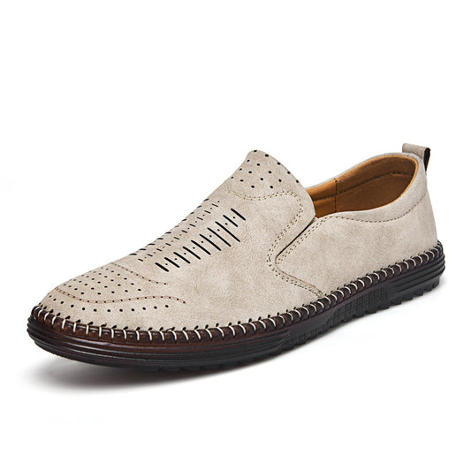 Men's Outdoor Casual Flat Slip-on | Suede Leather Shoes - LAKD London
