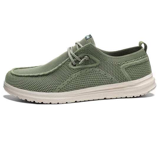Men's Casual Canvas Shoes | Versatile Flat Mesh Sneakers - LAKD London