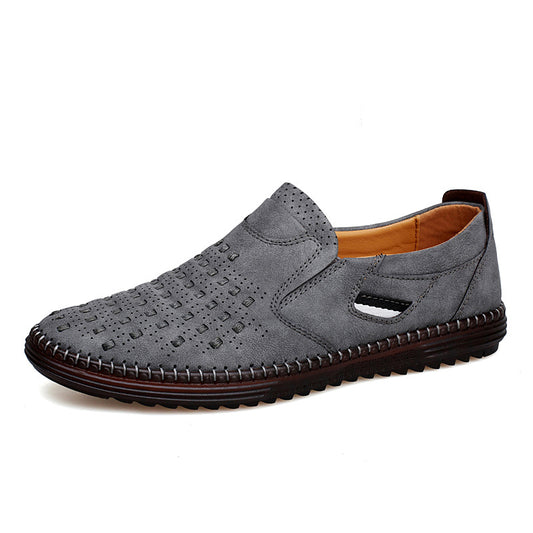 Mens Outdoor Leisure Slip-on Flat Shoes | Handmade Leather - LAKD London