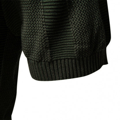 Men's Summer Textured Polo Shirt | Striped Hollow Short Sleeve