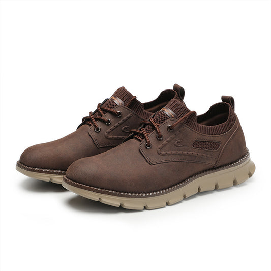 Mens Breathable Suede Leather Shoes | Rubber Sole Sneakers - LAKD London