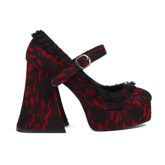 Women's Buckle Platform High Heels | Evening Shoes