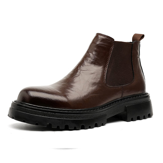 Mens Low-top Martin Boots | British Leather Chelsea Shoes - LAKD London