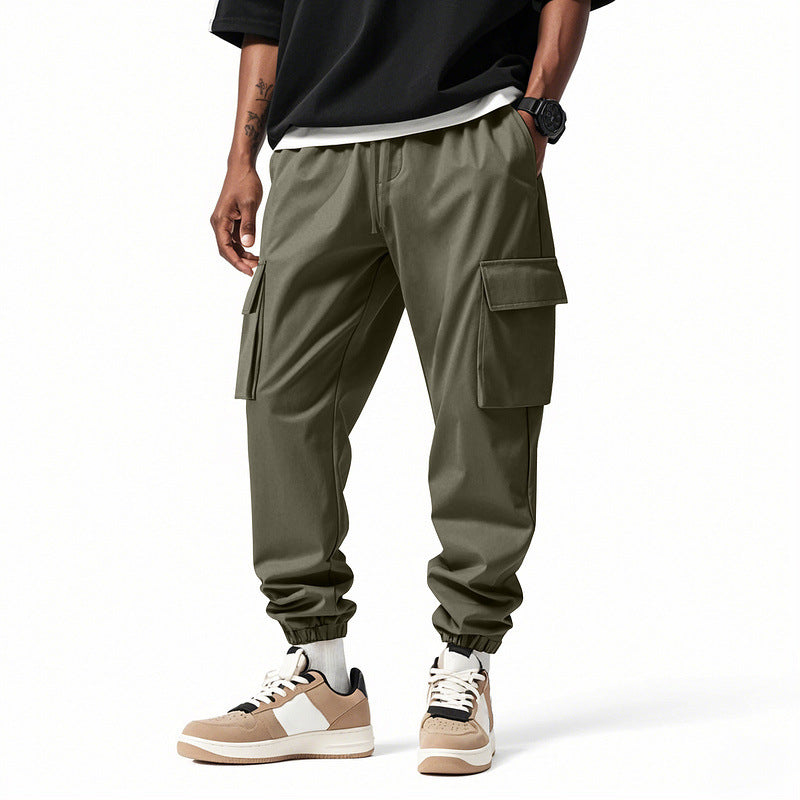 Mens Loose Trendy Sports Casual Cargo Jogger Pants