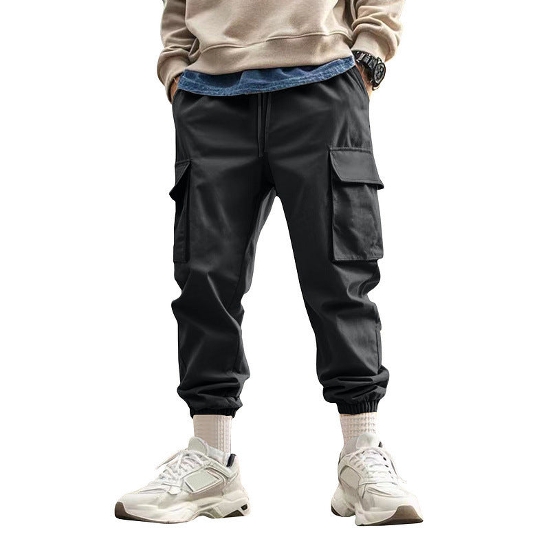 Mens Loose Trendy Sports Casual Cargo Jogger Pants