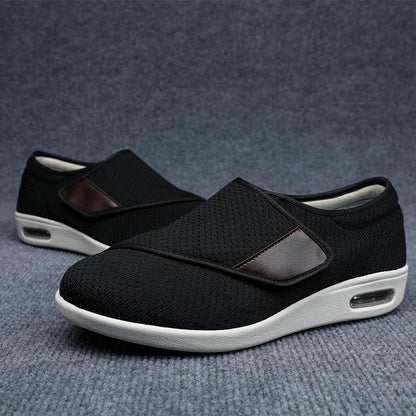 Womens Comfortable Summer Shoes | Fertilizer And Widening Leisure Elderly Slip on Shoes