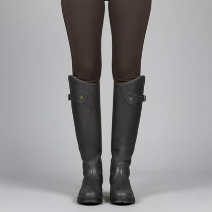 Women's Waterproof Leather Riding Boots - Below Knee Orthopaedic Shoe - LAKD London