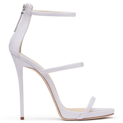 Womens High Heels Catwalk Shoes | Fish Mouth Ankle Strap - LAKD London