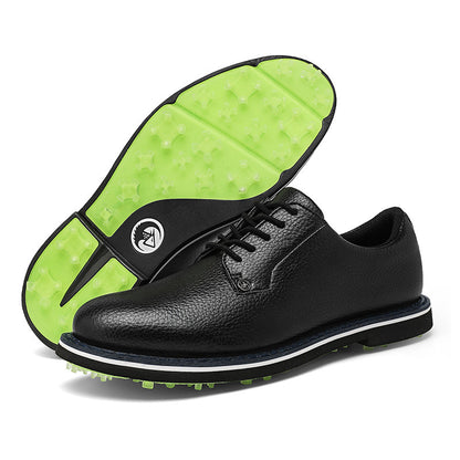 Men's Plus Size Golf Training Leather Sneakers - LAKD London