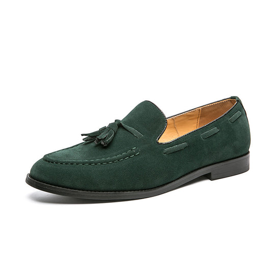 British Style Men's Tassel Loafers - Low top Leather Shoes