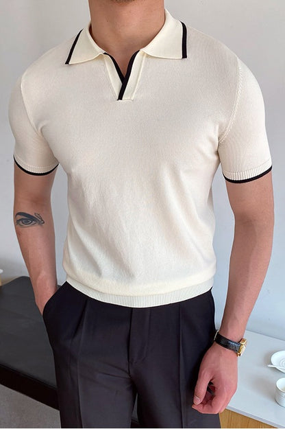 Men's Casual Cotton Polo Shirt Comfortable Summer Everyday Wear Style