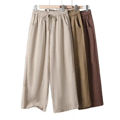 Women's Trousers | Drawstring Straight Thin Casual Pants
