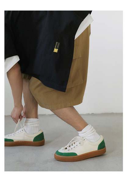 Men's Retro Distressed Shoes | Japanese Style Low-Top Summer Canvas Shoe