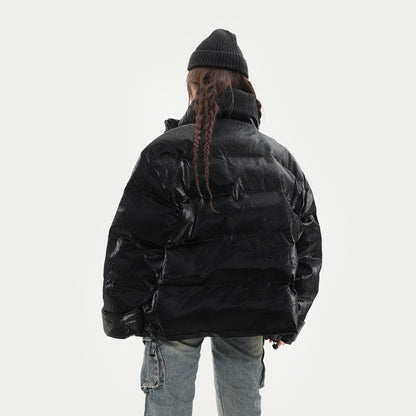 Women's Cotton-padded Stand-up Collar Thermal Thickened Puffer Jacket