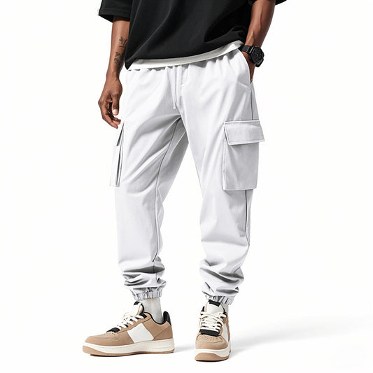 Mens Loose Trendy Sports Casual Cargo Jogger Pants