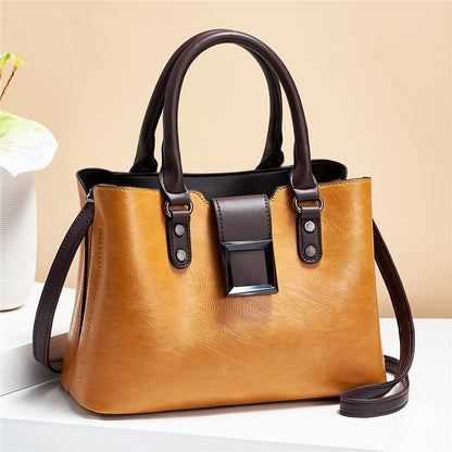 Women Big Buckle Shoulder Bag | Office Crossbody Bags - Lakd London