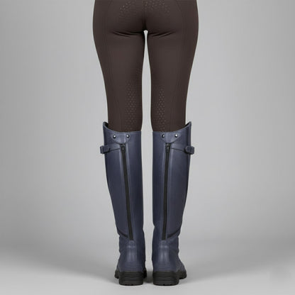 Women's Waterproof Leather Riding Boots - Below Knee Orthopaedic Shoe - LAKD London